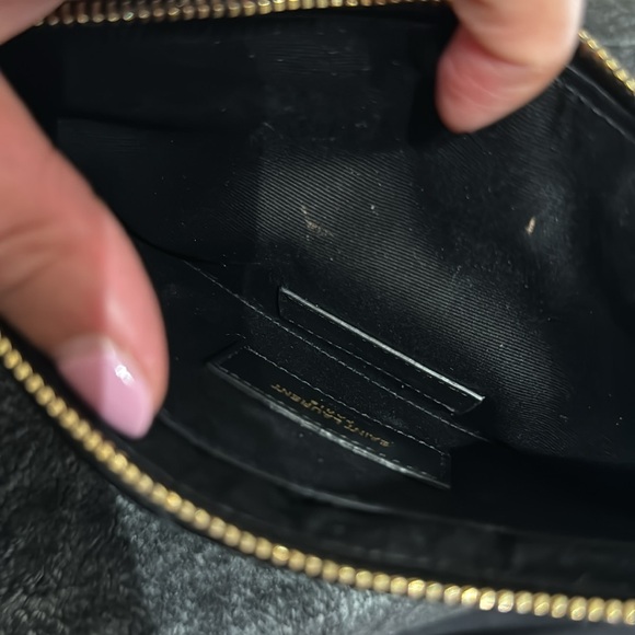 SOLD - EUC Auth Saint Laurent Cassandre Matelasse Zipped Pouch - Leather - Picture 5 of 7